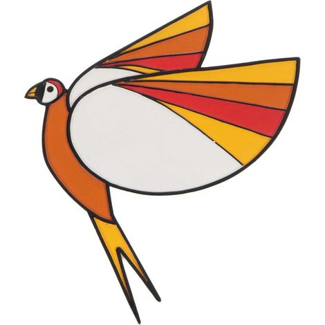 Amadeus - Oiseau Colibri orange mural