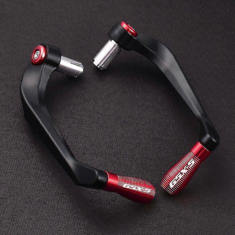 Poignées de guidon de moto, protège-leviers de frein et d'embrayage pour Suzuki GSX-S 125, 150, 750, 1000, 1000F, GSX S125, S750, S1000, S150 - Rouge - A