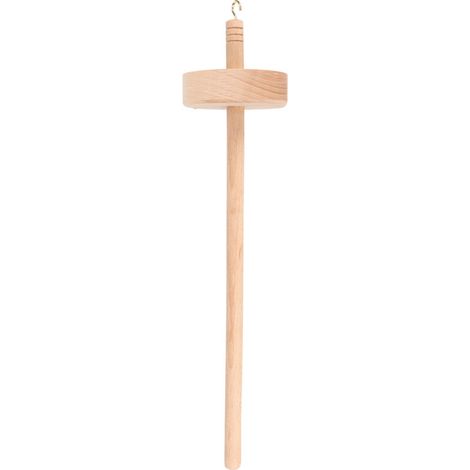 Fuseau à Fil Résistant au Défaut de Couleur Confortable au Toucher pour Filage de Laine DIY en Bois (1/5)