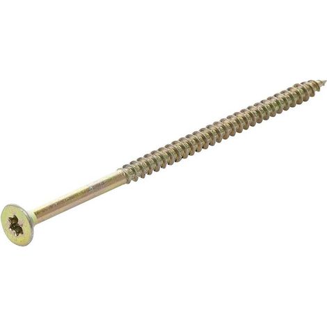 Vis Multifonctions Profil en T Torx T30 6 x 120 mm - Lot de 18 pcs - Fixation Polyvalente et Résistante - D-Work (1/5)