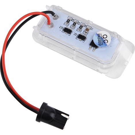 2-teilige LED-Kennzeichenbeleuchtung aus ABS für Ford Focus MK2 Schrägheck Facelift 2008-2010, weißes Licht (1/5)