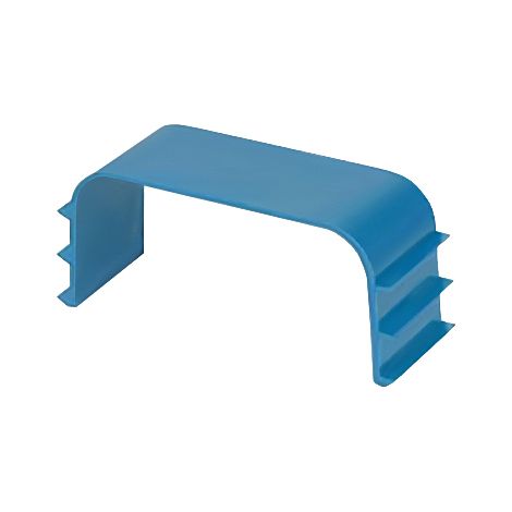 First Plast – Étrier pour goulotte électrique 80 x 60 mm – PVC résistant à la corrosion – Pour systèmes de climatisation – Couleur bleue