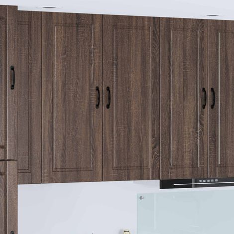 Küchenschrank Braun Eichen-Optik 40 x 31 x 100 cm Holzwerkstoff