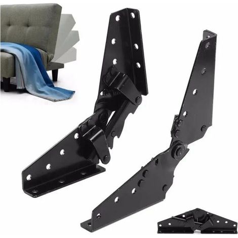 Adjustable furniture hinge, folding bed, lazy sofa joint, 3-position corner mechanism, bracket, 2 sets (1/5)