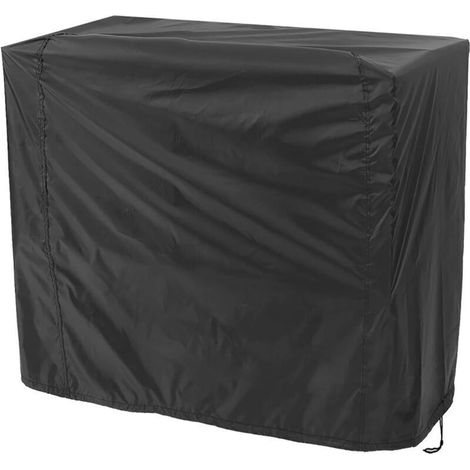 Housse de barbecue imperméable, XU, Anti-poussière et coupe-vent, Pour barbecue, Jardin, Terrasse, 80 x 66 x 100 cm, Noire - KZQ (1/4)