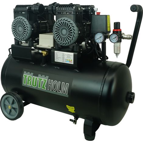 Premium Brushless Silent Flüsterkompressor 50L 1800W 62dB 8 bar Kompressor ölfrei & leise (1/5)