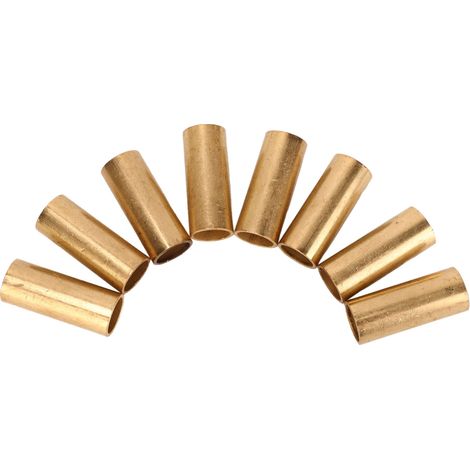 Lot de 8 bagues de fixation en bronze pour ressorts à lames de remorque, diamètre intérieur 9/16 po, diamètre extérieur 11/16 po, pour égaliseurs de ressorts à double œillet (1/5)
