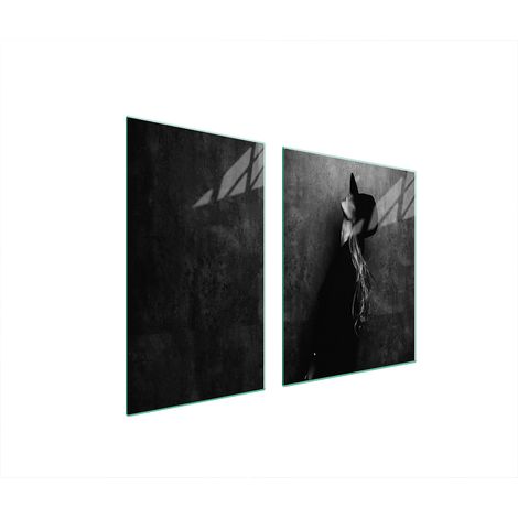 ASSIETTE EN VERRE et PLANCHE À DÉCOUPER 100x52 FEMME (1/5)