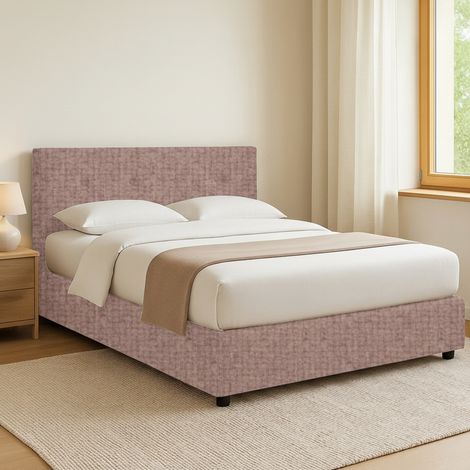 Cama Plaza y Media Luton, Desenfundable, Hecho en Italia, Rosa Antiguo (1/5)