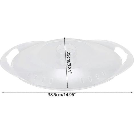 Couvercle transparent pour cuiseur vapeur compatible avec les robots culinaires TM6, TM5 et TM31. Couvercle de rechange universel pour robots culinaires. (1/4)