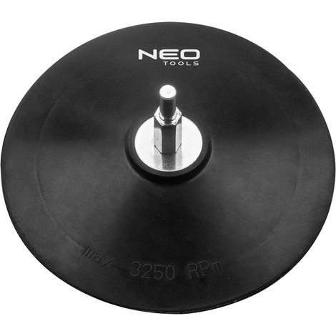 Backing pad neo-tools 125 mm 3250 RPM mandrino 6 mm