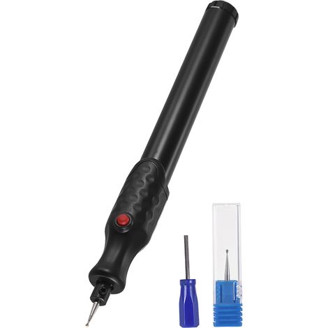 Micro stylo de gravure électrique, mini machine à graver sans fil, outils de sculpture, kit de gravure avec pointe de diamant supplémentaire, remplacement pour bijoux, métal, verre, plastique, bois, c (1/5)