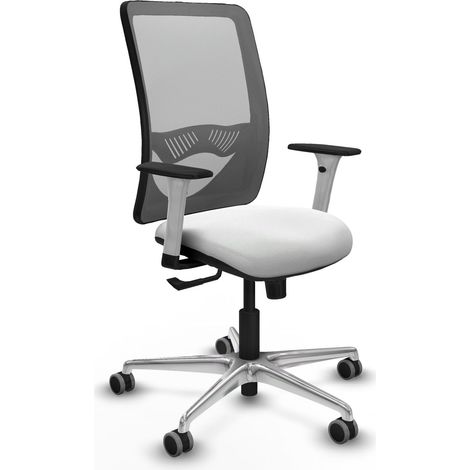 Silla de oficina piqueras y crespo Zulema blanco espuma alta calidad (1/2)