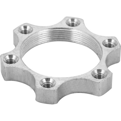 Moyeu vélo fileté disque frein, rotor 6 trous, adaptateur 44mm pour freins à disque