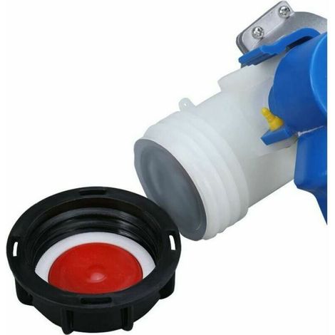 Adaptateur Universel Ibc - Vanne Papillon Dn50 - Diamètre Intérieur 75 Mm - Hdpe - Pour Cuves 1000 L (1/4)