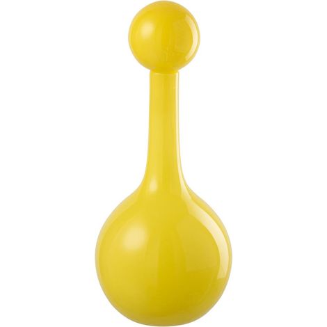 Bottiglia Decorativa in Vetro Ubi H 46 cm Giallo (1/2)