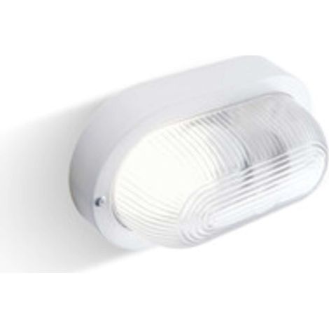 PLAFONIERA OVALE BIANCO