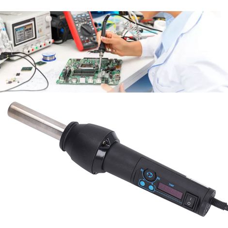 Pistolet à air chaud électronique portable LCD 700 W + kit de buses (norme européenne 220 V) (1/5)
