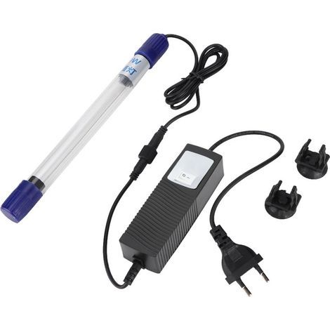 Lampe de nettoyage UV pour aquarium 5W – Élimination des algues – Tube en verre pour transmission optimale – Prise UE 220V (1/5)