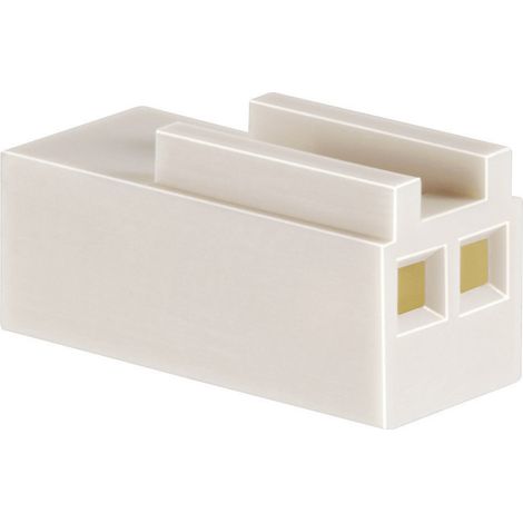 TRU COMPONENTS Buchsengehäuse-Kabel  Polzahl Gesamt 3 Rastermaß: 2.54 mm 1580969 1 St.