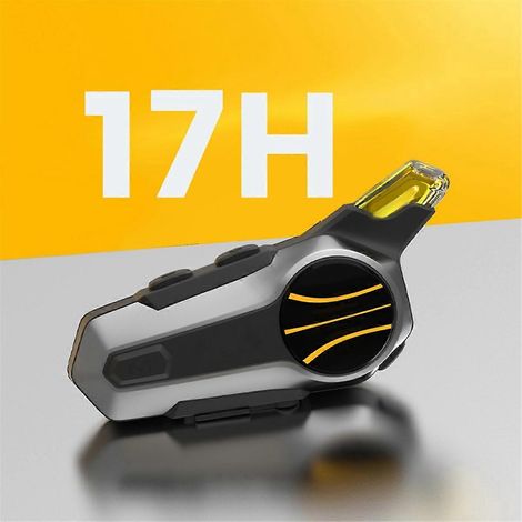 Casque audio BT5.0 pour moto, étanche et compatible avec les casques intégraux. (1/5)