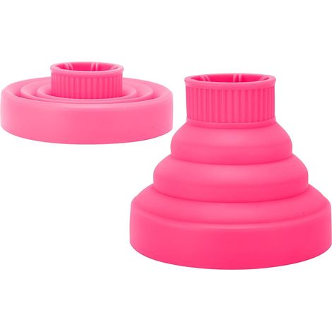 Diffuser Haardroger, Universele Diffuser Haardroger Attachment, Universele Opvouwbare Föhn Diffuser Draagbare Reizen Opvouwbare Föhn Diffuserblack (Roze)