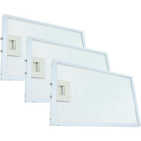 vhbw 3x Filter Metallfettfilter Ersatz für Electrolux 5026908400-5, 5026947300-0, 50269473000 für Dunstabzugshaube - 30,4 x 26,8 x 1,2 cm, Metall