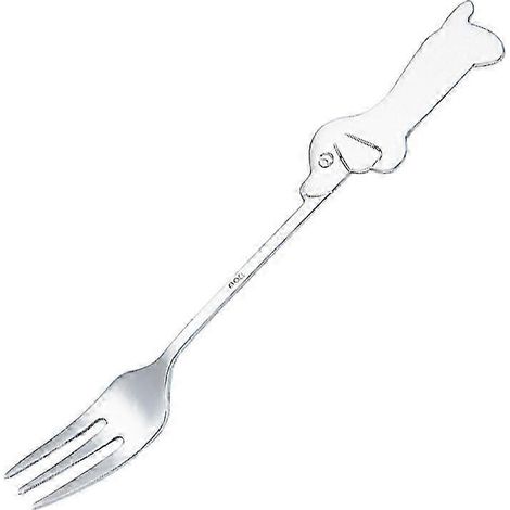 Cuillère à dessert/fourchette en acier inoxydable robuste et antirouille, idéale pour le café, la pastèque et la crème glacée. Parfaite pour la maison. Fourchette en acier inoxydable CYKStainless Stee (1/5)
