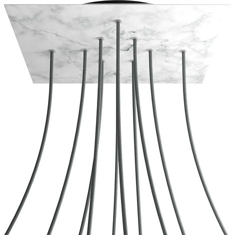 Lámpara Creative Cables rose-one mármol Carrara 400 mm (1/3)