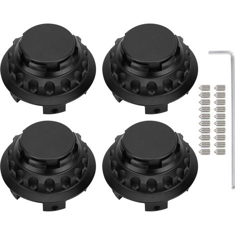 Cache-moyeu universel Mercedes-Benz 75 mm A1714000025 Noir (1/5)