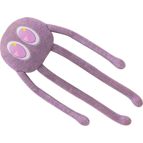 Coussin pieuvre en peluche, forme mignonne, douce et confortable, avec 4 tentacules, pour la maison, la chambre ou le bureau, violet, 90 cm, 480 g