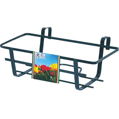 Portafioriera 50x39x19 cm in ferro plastificato per balcone e balconi fioriere vasi piante