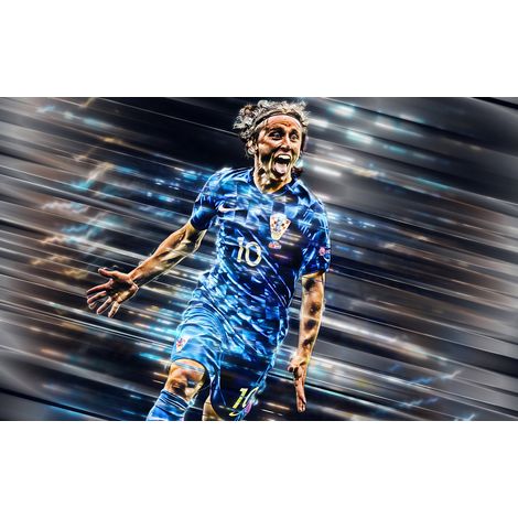 Papier peint panoramique Football - Joueur de Foot - 130 cm x 81 cm (1/2)