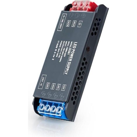 220V 24V LED Driver 100W, Ultra Mince Transfo 8,3A Adaptateur Alimentation, 220V AC à 24V DC Convertisseur, d'alimentation Basse Tension Transfo LED de Tension Constante (1/4)