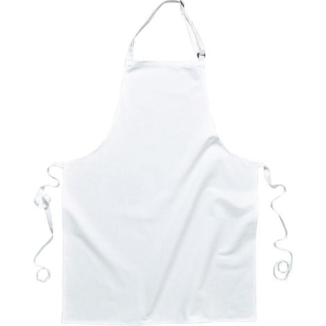 grembiule con bavetta in policotone - bianco - Portwest