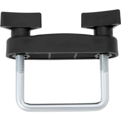 Morsetti a U per box da tetto – Fissaggio sicuro – Metallo e plastica – Larghezza interna 78 mm – Per portapacchi da tetto per auto (1/5)