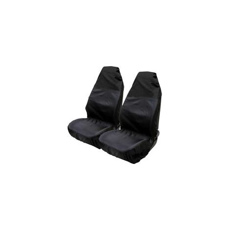 Protections universelles en nylon imperméable pour sièges avant de voiture 75 x 55 x 55 cm (Set of 2) Noir (1/4)