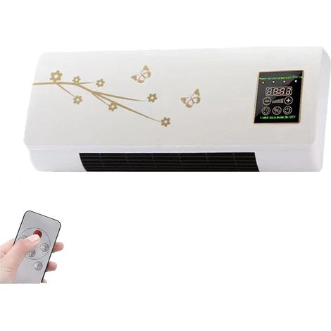 Ventilateur portable, r portable, mini Ventilateur mural,(Il ne possède pas de fonction de refroidissement) mobile mural, Ventilateur de ventilation,Ventilateur Mural Avec Télécommande (1/5)