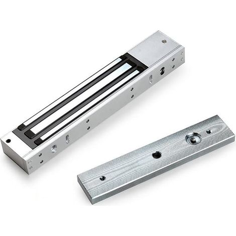 Serrure électrique magnétique 280 KG 600Lbs Electro Aimant Lock 12V, Serrure électromagnétique pour système de contrôle d'accès Verrouillage de Porte magnétique NC Fail-Safe Mode Surface Peinte (1/5)