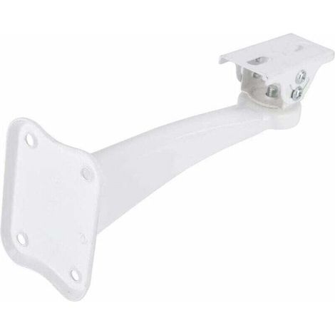 Support mural universel pour caméra de surveillance – blanc, montage mur/plafond, compatible avec tous les modèles