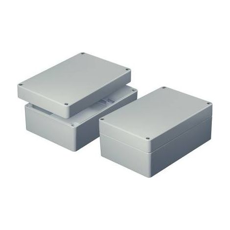 Axxatronic AS082 Contenitore universale Alluminio Grigio (RAL 7032) 1 pz. (1/2)