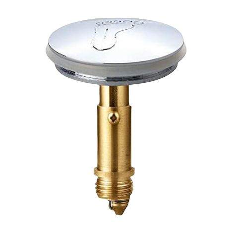 Bonde Clic-Clac Pop-Up 43 Mm Pour Lavabo De Salle De Bain, Lavabo De Cuisine, Lavabo De Salle De Bain, Bouchon En Laiton Massif Plaqué Chrome (1/5)
