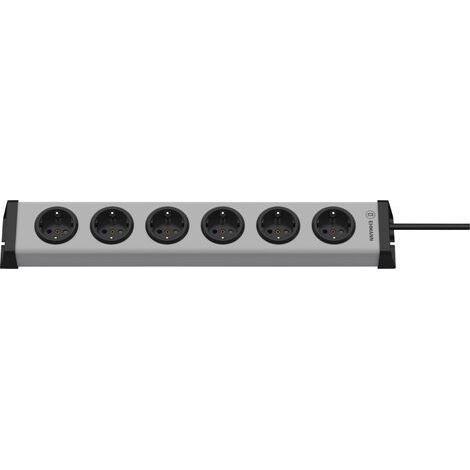 Ehmann 0200x00062301 Steckdosenleiste 6fach Grau, Schwarz Schutzkontakt 1 St. (1/5)
