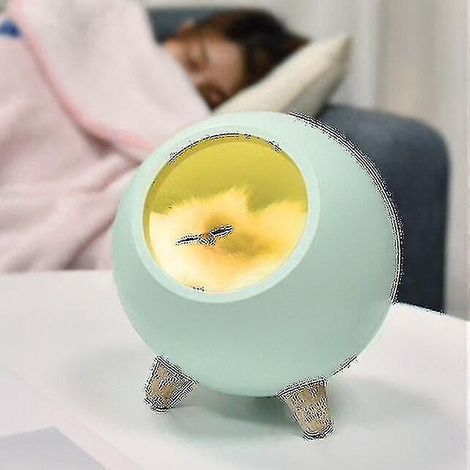Lampe de chevet verte en forme de maison pour chat (1 pièce) (1/4)