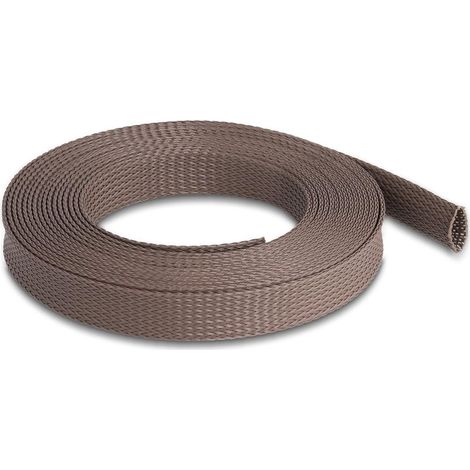 TUYAU TRESSÉ EXTENSIBLE RÉSISTANT AUX RONGEURS MARRON 5 M X 19 MM DELOCK 20905