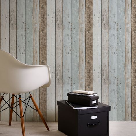 A.S. Creation Il Decoro 899927 Papiertapete Holzoptik 0.53 m x 10.05 m Grau (1/5)