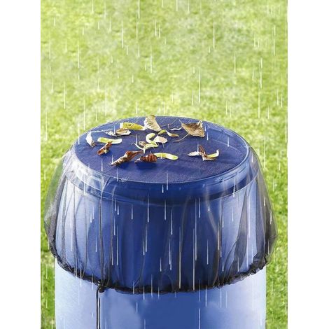 Set mit 3 Netzabdeckungen, 97 cm, für Regenwassereimer im Freien, Insektenschutz, Schutzabdeckung für Regenwassereimerfilter (1/5)