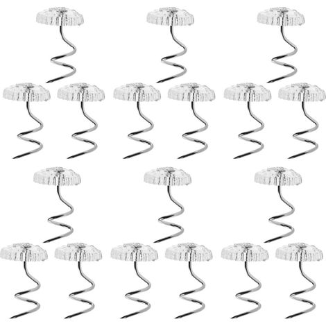 Punaises de lit Kichvoe, lot 100, en acier inoxydable transparent, (1/5)