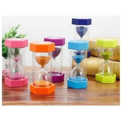5/10/15/20/30 minutes sablier minuterie sablier cuisine minuterie accessoire cadeaux pour enfants, (30 minutes orange) (1/2)