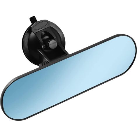 Rétroviseur universel réglable à 360° pour voiture avec ventouse - 220 x 65 mm